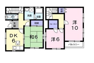 和泉鳥取駅 徒歩17分 1階の物件間取画像